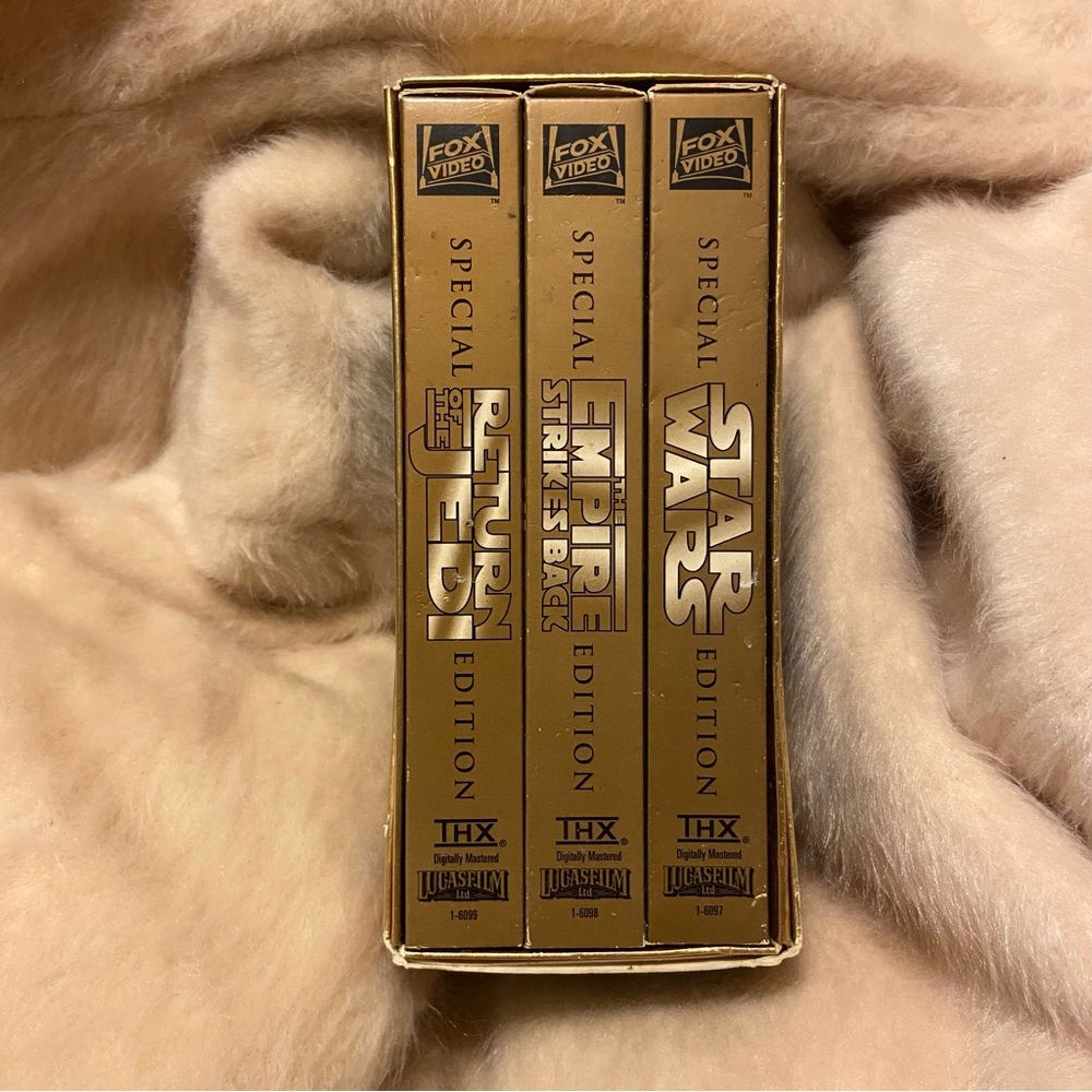 Star Wars Triology VHS movie set 1997 Darth Vader special edition collectors